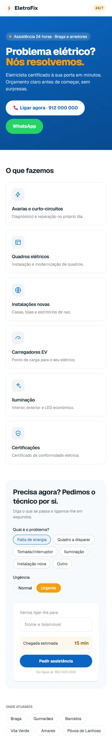 EletroFix — telemóvel