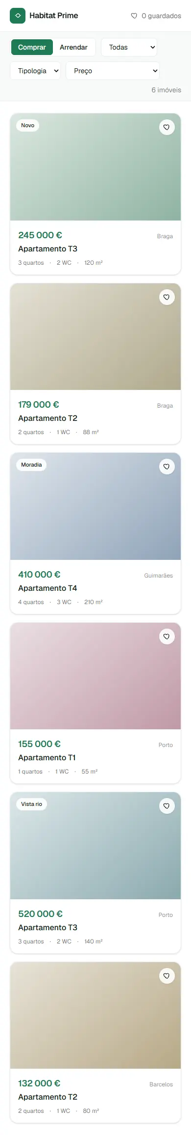 Habitat Prime — telemóvel