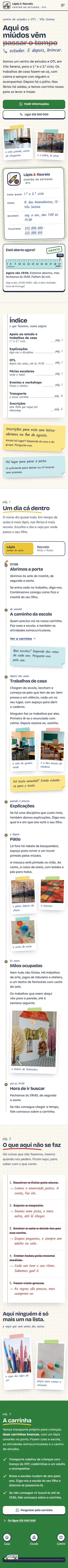 Lápis & Recreio — telemóvel