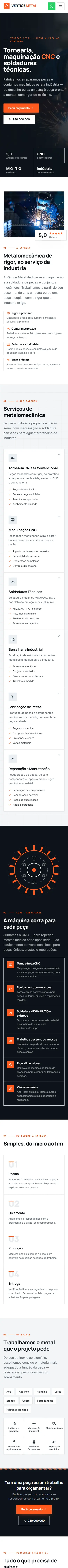 Vértice Metal — telemóvel